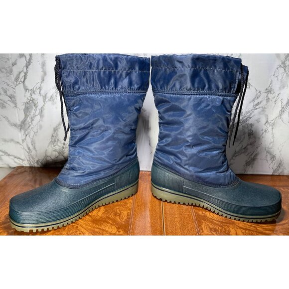 Sorel Shoes - Sorel  Size 8 Insulated Winter Boots Blue & Gray Durable Traction Cold Weather